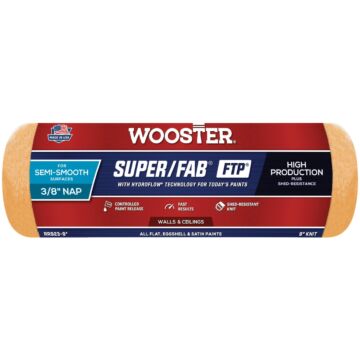 Wooster Super/Fab FTP 9 In. x 3/8 In. Knit Fabric Roller Cover