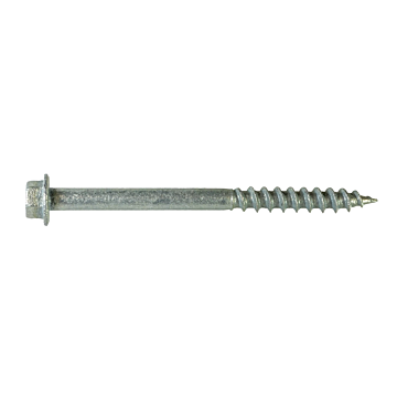 Strong-Drive® SD CONNECTOR Screw — #10 x 2-1/2 in. 1/4-Hex Drive, Mech. Galv. (500-Qty)
