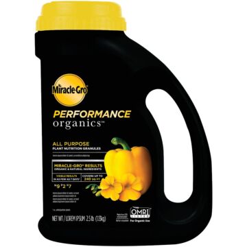 Miracle-Gro Performance Organics 2.5 Lb. 9-2-7 All Purpose Dry Plant Food