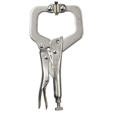 IRWIN Vise-Grip C Clamp, Locking With Swivel Pads, 2-Inch