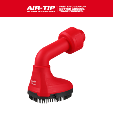 Milwaukee AIR-TIP™ Swiveling Palm Brush