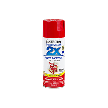 Painter's Touch® 2X Ultra Cover® Spray Paint - 2X Ultra Cover Gloss Spray - 12 oz. Spray - Gloss Apple Red