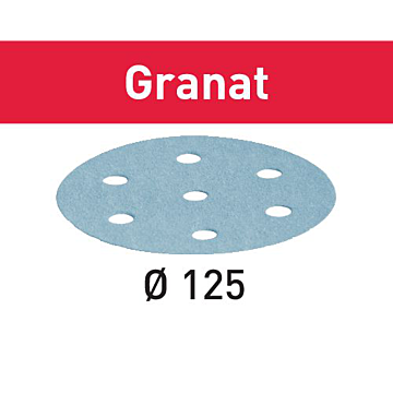 Abrasive sheet STF D125/8 P40 GR/10 Granat