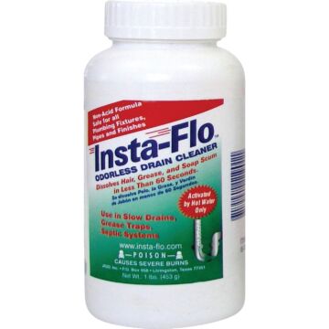 Insta-Flo 1 Lb. Crystal Drain Cleaner