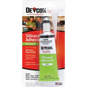 Devcon 1.76 Oz. Clear Silicone Adhesive