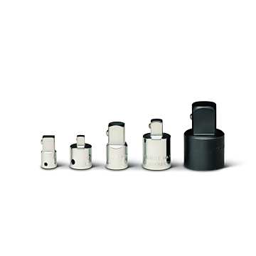 Multi-Drive 5 Piece Set - Adaptor 1/4"F x 3/8"M, 3/8" F x 1/4"M, 3/8"F x 1/2"M, 1/2"F x 3/8"M, 1/2"F x 3/4"M Impact w/Ball Lock