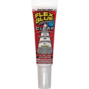 Flex Glue 4 Oz. Clear Multi-Purpose Adhesive