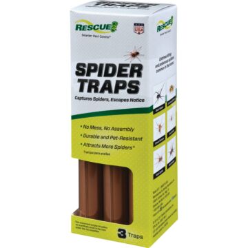 Rescue Indoor Glue Spider Trap (3-Pack)