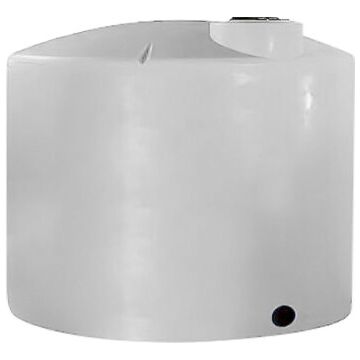 Norwesco 2500 gal Polyethylene White Vertical Storage Tank