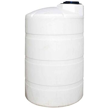 Norwesco 500 gal Polyethylene White Vertical Storage Tank