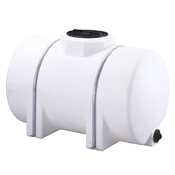 Norwesco 325 Gallon Polyethylene White Round Horizontal Leg Tank