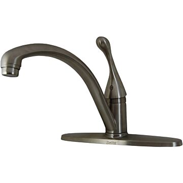 Delta Faucet Delta Collins™: Single Handle Kitchen Faucet With Spray - Single Handle Lever - Stainless