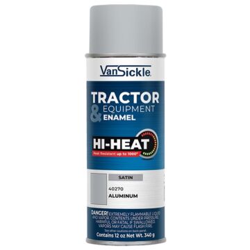 Van Sickle Tractor & Equipment Enamel Hi-Heat Spray (Satin - Aluminum) 12 oz