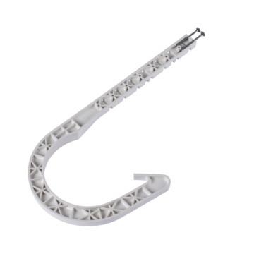 OATEY Oatey® 4 in. x 7-1/2 in. DWV J-Hook - White (4 In Polybag)