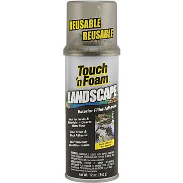 DAP Landscape Exterior Foam Filler-Adhesive (Black) 12 oz