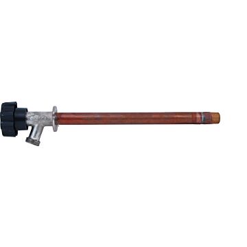 PRIER Products 10 in. Wall Hydrant With 1/2 in. Inlet