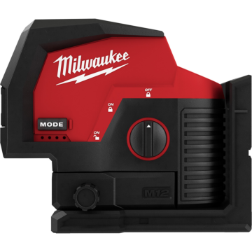 Milwaukee M12™ Green Cross Line & Plumb Points Laser Kit
