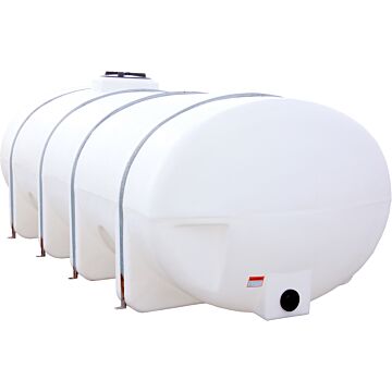 Norwesco 2035 Gallon Polyethylene White Elliptical Leg Tank