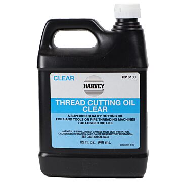 OATEY HV THREAD CUTTING OIL 1 QT CLEAR