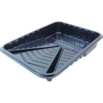 Linzer 9 In. Black Plastic Roller Paint Tray