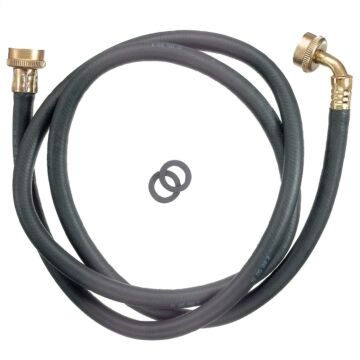 Reinforced EPDM Rubber Washing Machine Hose - 3/4 in. FGH X 6 ft