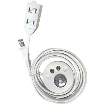 PowerZone Extension Cord, 16 AWG Cable, 1-15P Polarized Plug, 1-15R Polarized Receptacle, 9 ft L, 13 A