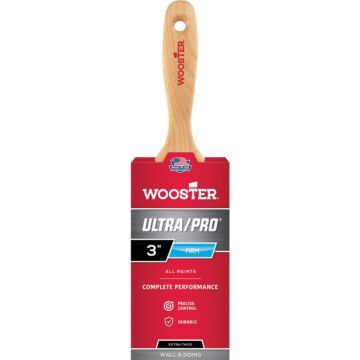WOOSTER Ultra/Pro 3 in. Firm Flat Wall Brush Beavertail Handle