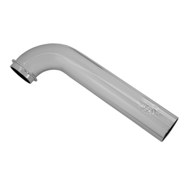 Do it Best 1-1/2" x 7-1/2" Chrome Plated Brass Wall Bend 22 Gauge