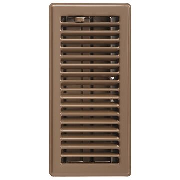 Imperial Steel Standard Floor Register (Brown) 7-3/4 in. x 3-3/4 in.