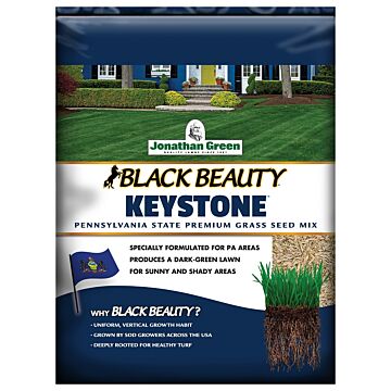 Jonathan Green Black Beauty 10362 Keystone Grass Seed Mix, 25 lb Bag