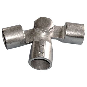 J C DENIER CO Aluminum Stair Landing Tee - 1-1/4 in.