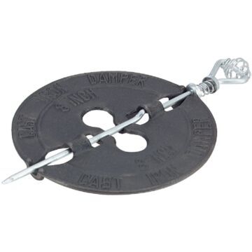 Home Impressions Stove Pipe Damper - 8 in.