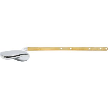 FLUIDMASTER Fluidmaster 684 Universal Toilet Tank Lever in Chrome with Brass Arm