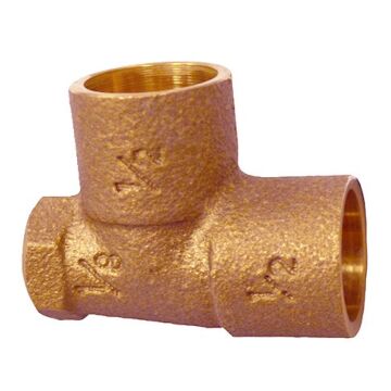 Boshart Industries Tee 3/4 x 1/8 x 3/4 in Compression x FIP x Compression Pipe Reducing Tee
