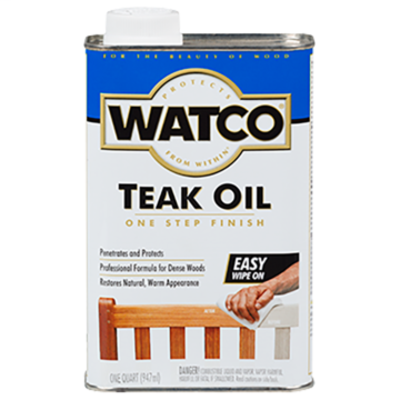 WATCO® - Teak Oil Finish - Quart - Teak Oil
