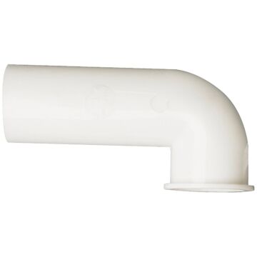 Do it 4 L (Flanged Inlet) White Plastic Disposer Elbow