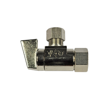 Danco 3/8 in. Comp. Outlet x 3/8 in. FIP Inlet Angle Stop