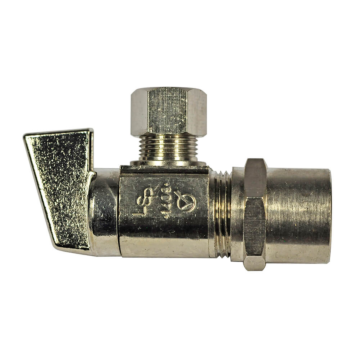 Danco 1/2 in. CPVC Outlet x 3/8 in. Comp. Inlet Angle Stop