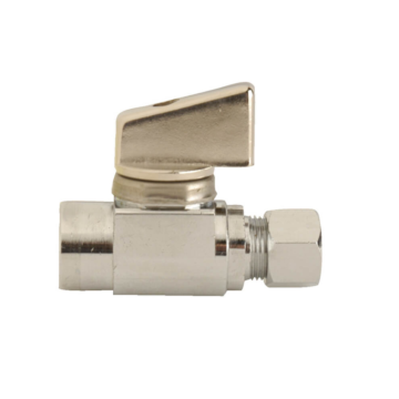 Danco 3/8 in. Comp Outlet x 3/8 in. FIP Inlet Straight Stop