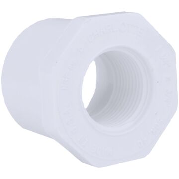 Charlotte Pipe 1-1/4 In. SPG x 3/4 In. FPT Schedule 40 PVC Bushing