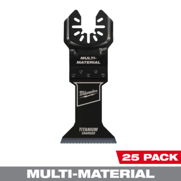 Milwaukee 1-3/4” Bi-Metal Multi-Material Universal Fit Oscillating Multi-Tool Blade (25 PK)