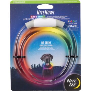 Nite Ize Nite Howl Lithium Polymer Rechargeable Color Changing LED Safety Necklace