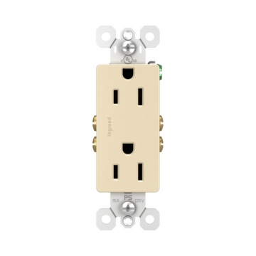 Pass & Seymour radiant® Outlet, Ivory