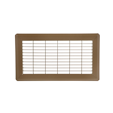 Imperial 8-in x 12-in Return Air Floor Grille, Steel, Brown