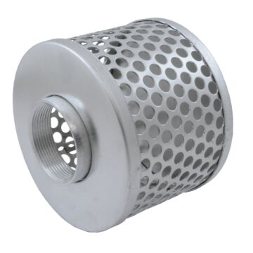 Jason Megadyne 2 in NPSM Connection Type Steel Round Hole Suction Strainer