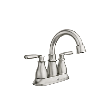 84537SRN Spot Resist Brushed Nickel Two-Handle High Arc Bathroom Faucet