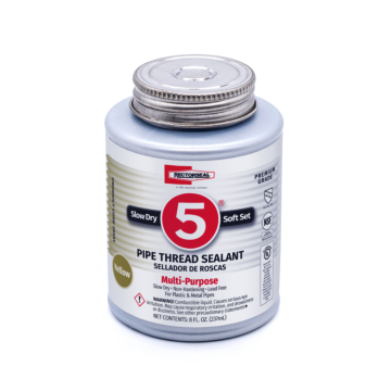 Rectorseal Corp. RectorSeal No.5 25551 Pipe Thread Sealant, Soft Setting, Slow Drying, 8 oz