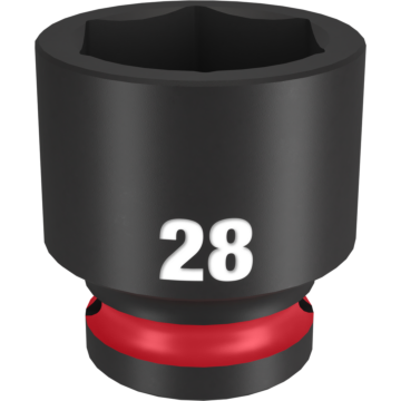 Milwaukee SHOCKWAVE™ Impact Duty 1/2" Drive 28MM Standard 6 Point Socket