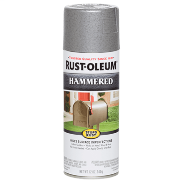 Stops Rust® Spray Paint and Rust Prevention - Hammered Spray Paint - 12 oz. Spray - Silver