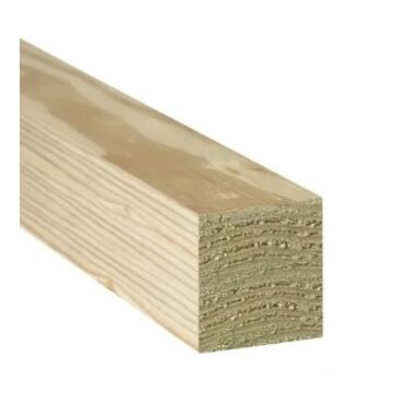 4" x 4" x 8 ft Treated Lumber